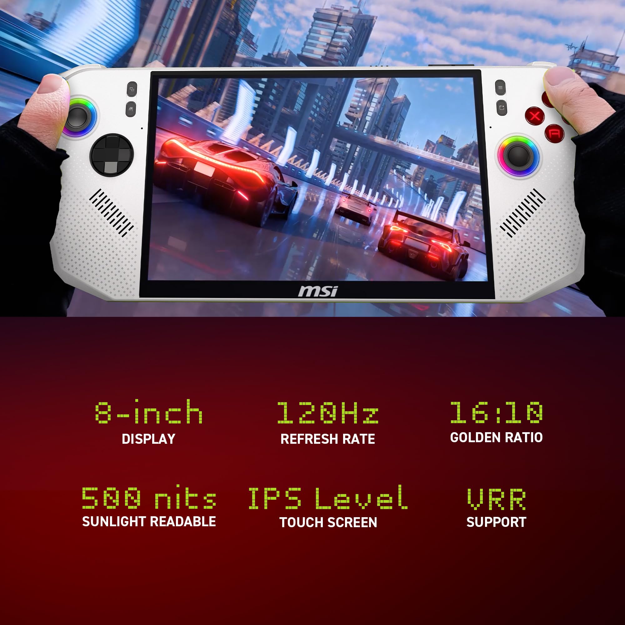 msi Claw A8 PC Gaming Handheld: AMD Ryzen Z2 Extreme, 8